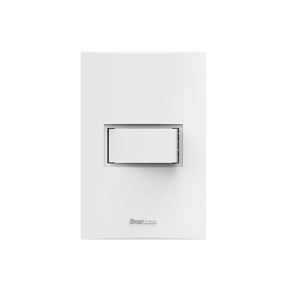 Conjunto Interruptor 1 Tecla Simples 2x4 Beleze